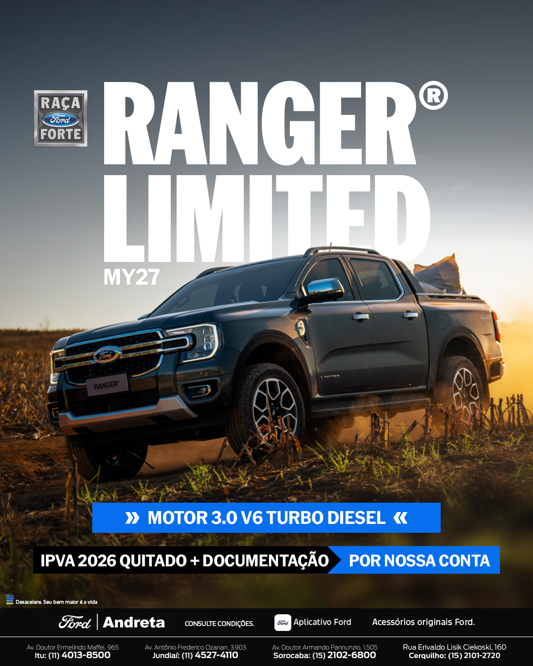 Ford Ranger Limited MY27